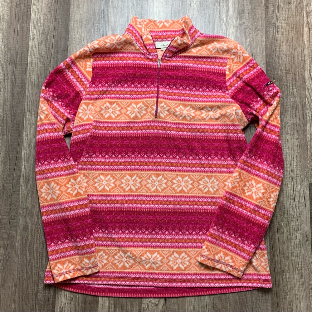 L.L Bean Womens Size medium pullover Fleece